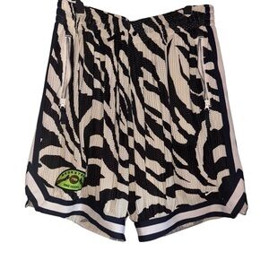 Nike Dri-FIT Men's 8" Premium Basketball Shorts with a zebra print